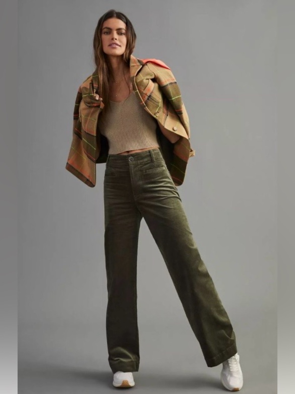 Maeve by Anthropologie Colette full length Corduroy